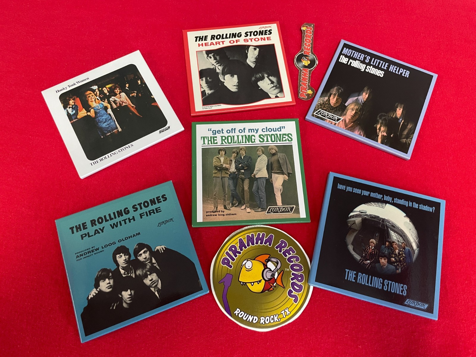 3 Inch records THE ROLLING STONES Rock Bundle NEW Piranha Records