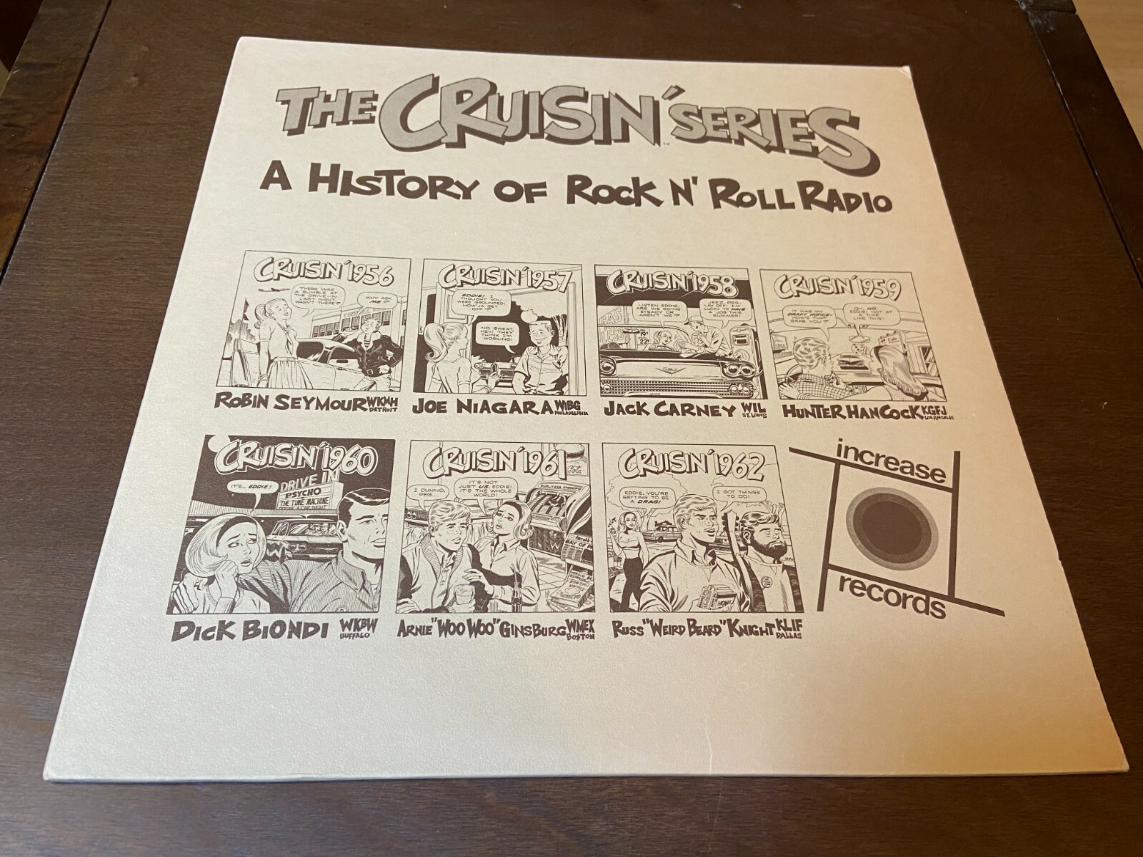 The Cruisin’ Series~History of Rock ‘n Roll~COVER ONLY~NO RECORD~Sampler Pop 60s