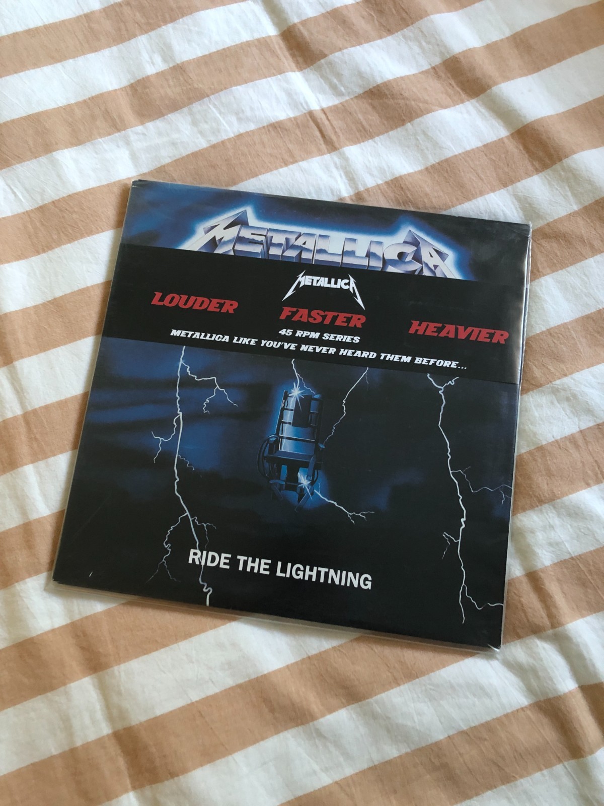 Metallica Ride the Lightning Vinyl 45 RPM Series Deluxe Edition