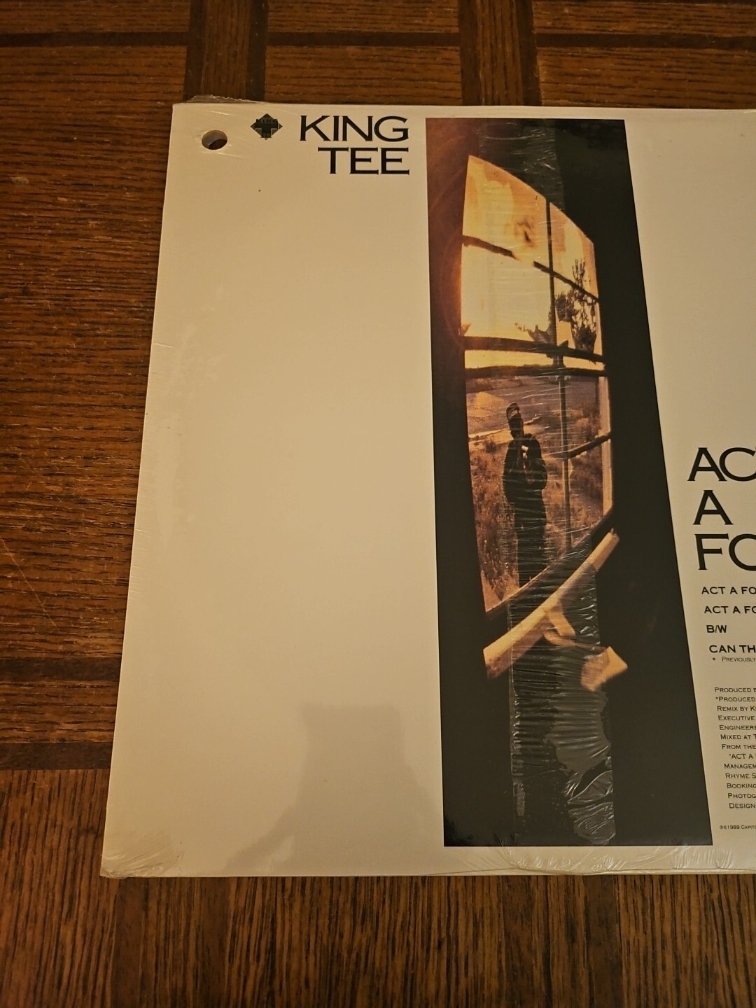 King Tee Act A Fool Sealed Single Vinyl Record 1989