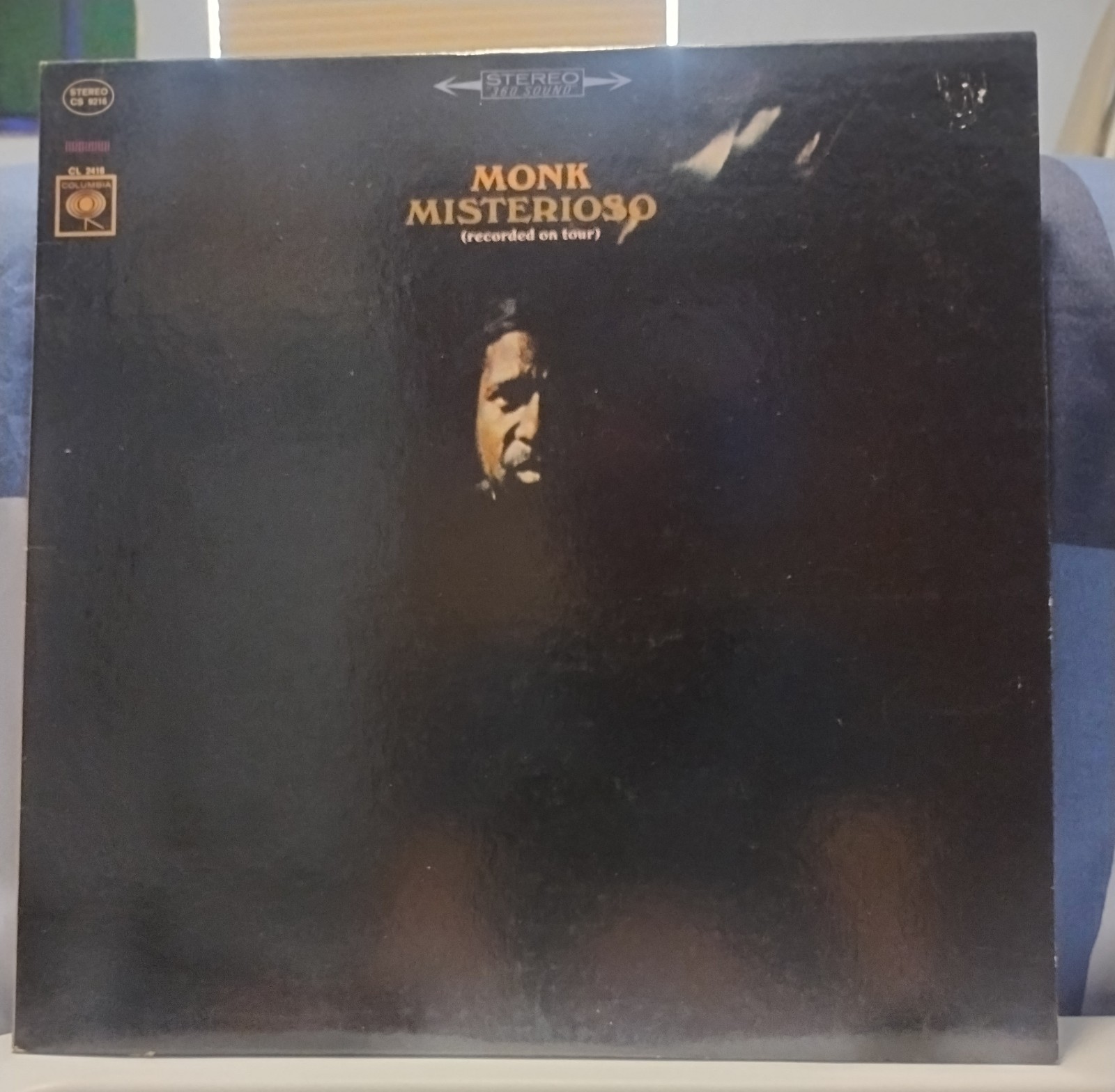 THELONIOUS MONK Misterioso-Recorded on Tour SCARCE EX 1965 2-EYE 360 COLUMBIA LP