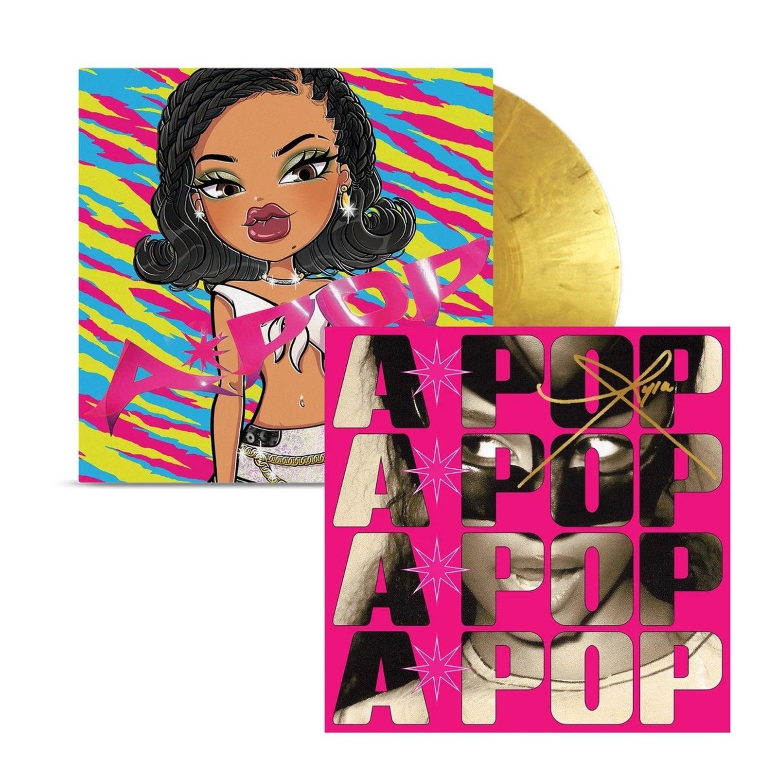 Tyla A*POP Signed Bratz Vinyl LP Metallic Marble Alternate Cover Brand New