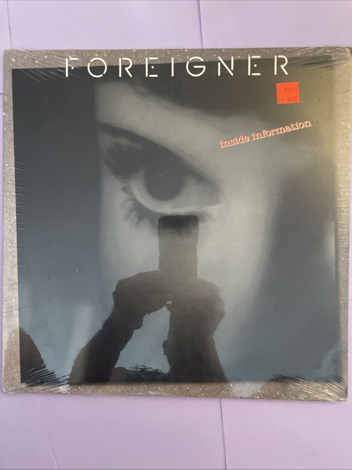 FOREIGNER Inside Information Vinyl LP Atlantic USA Record 81808-1 * 1987