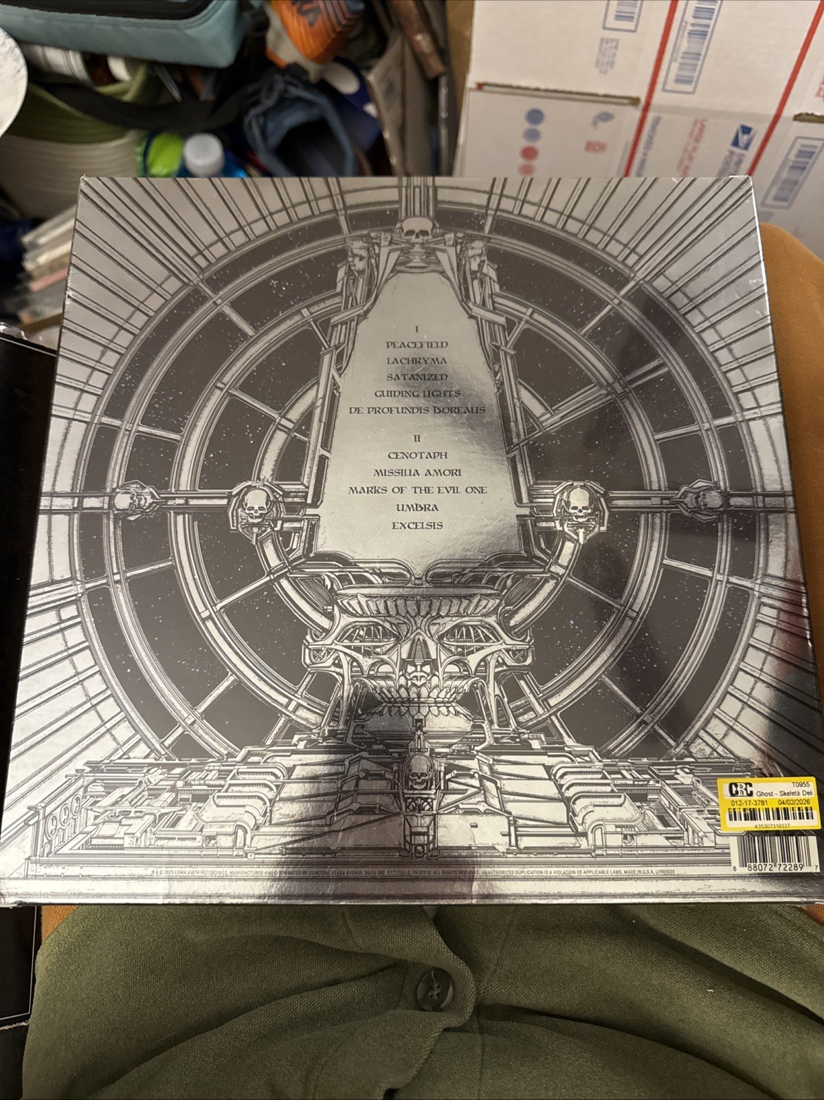 Ghost Skeleta | Limited Edition LP + Lg T-Shirt | Violet Mist Vinyl NEW SEALED