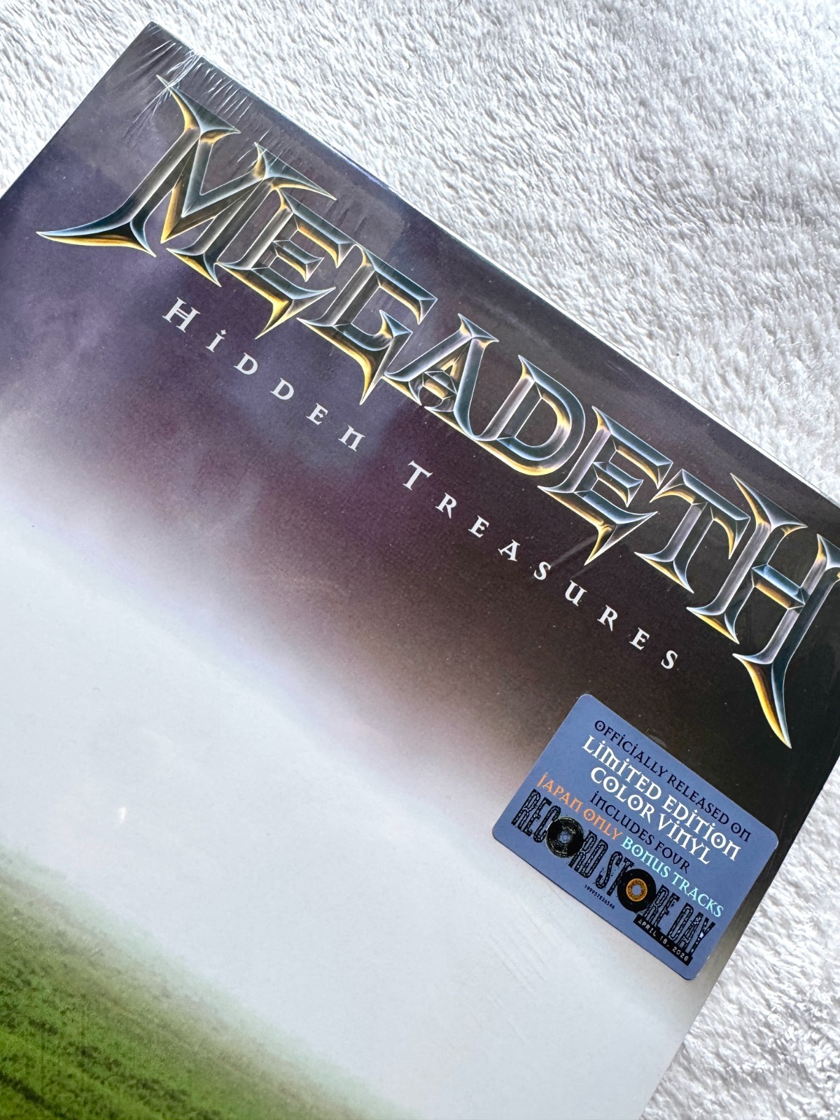 MEGADETH RECORD HIDDEN TREASURES STORE DAY SEALED PROMO JAPAN TRACKS COLOR VINYL
