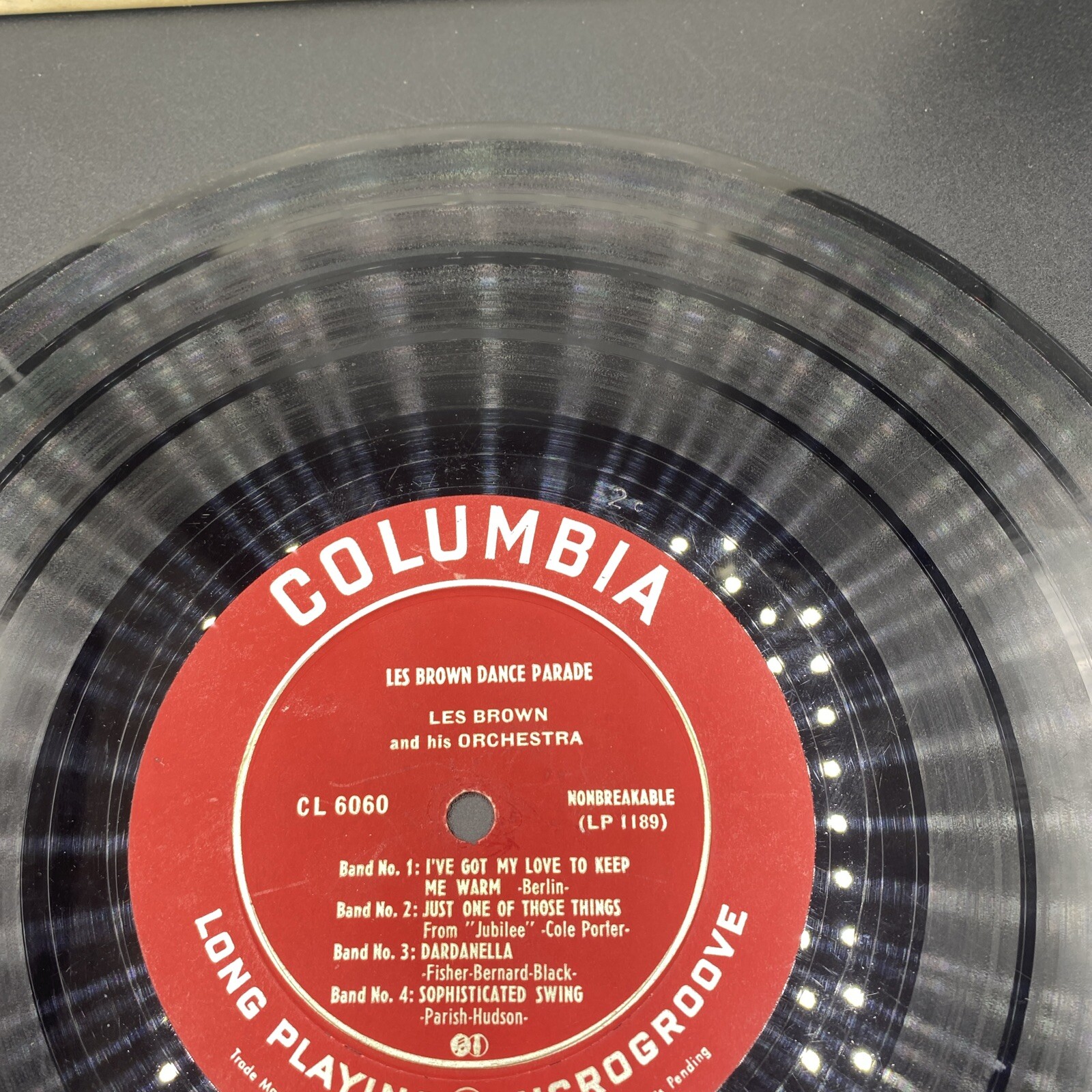 Les Brown & Orchestra, Dance Parade 10″ MONO 1949 JAZZ 33RPM VINYL & COVER (VG)
