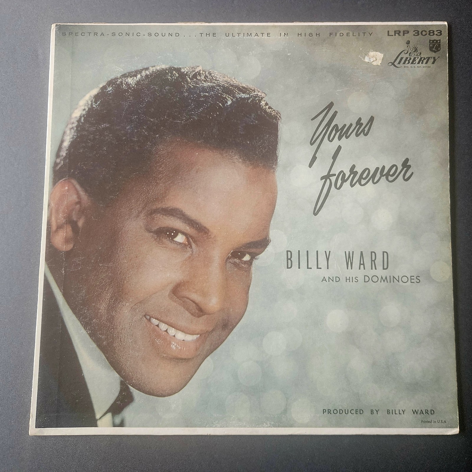 BILLY WARD & HIS DOMINOES “YOURS FOREVER” VINYL LP, 1ST US PRESS MONO- 1958