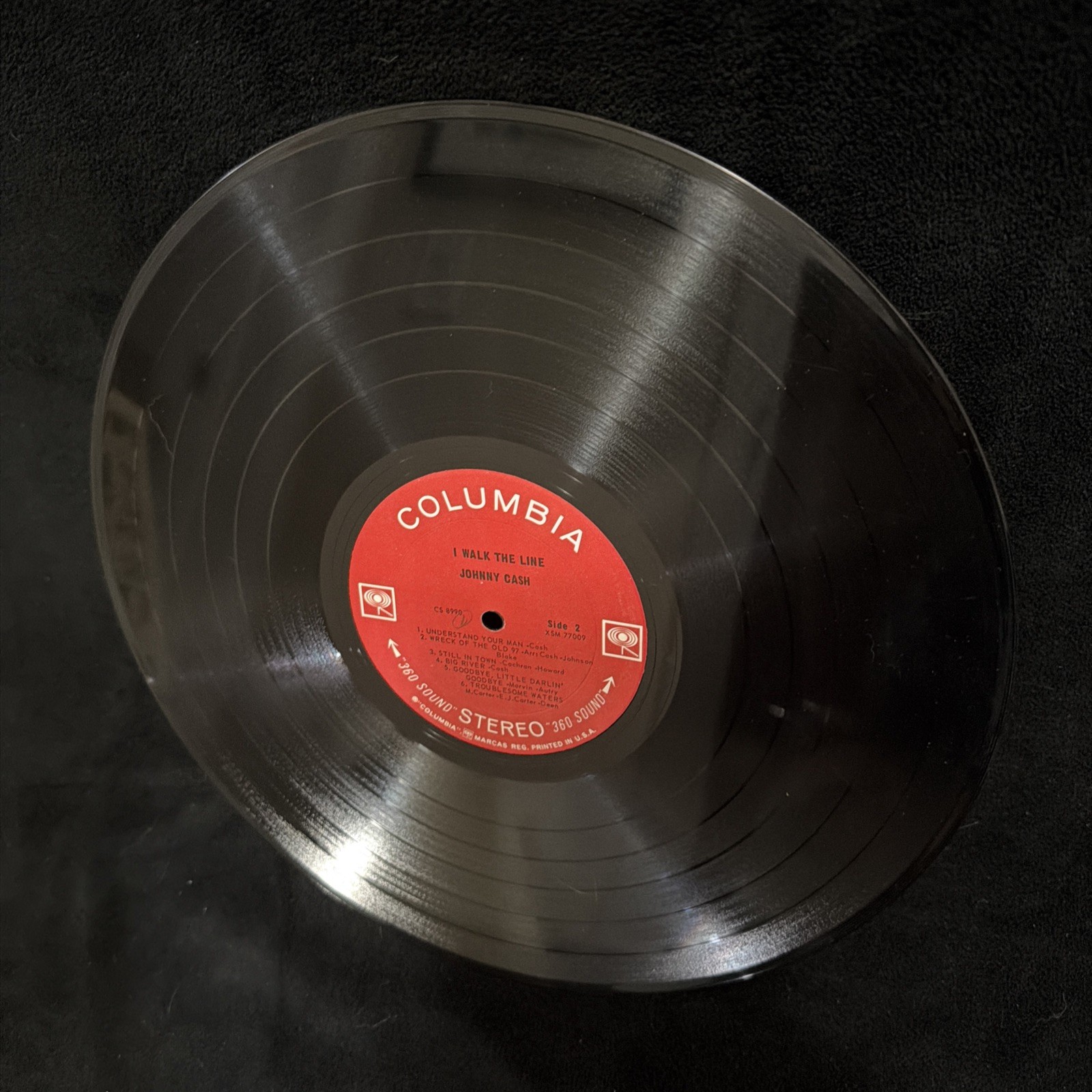 Johnny Cash I Walk The Line LP Vinyl Record CS 8990 Stereo Columbia 360 Sound