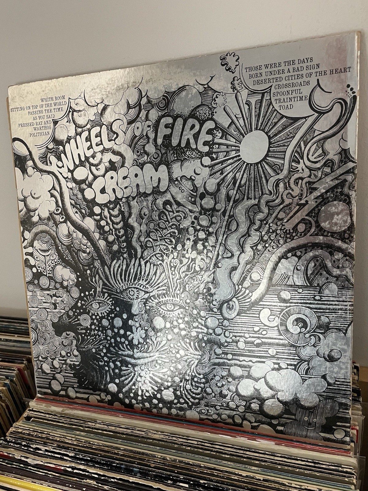 CREAM WHEELS OF FIRE VINYL Lp ORIG ATCO SD 2-700 EX NO SCRATCHES or SKIPS NICE !