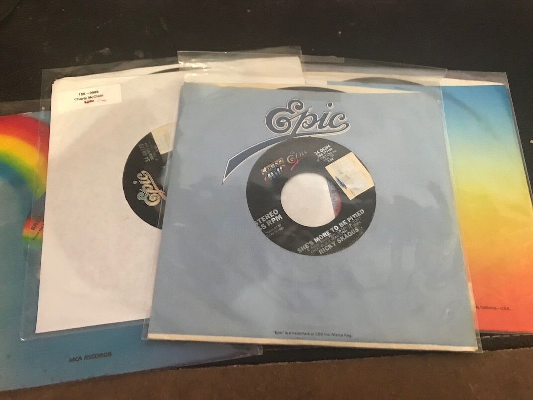 1980s Country Music 45 RPM 7″ Singles – Various Artists – You Choose – VG#