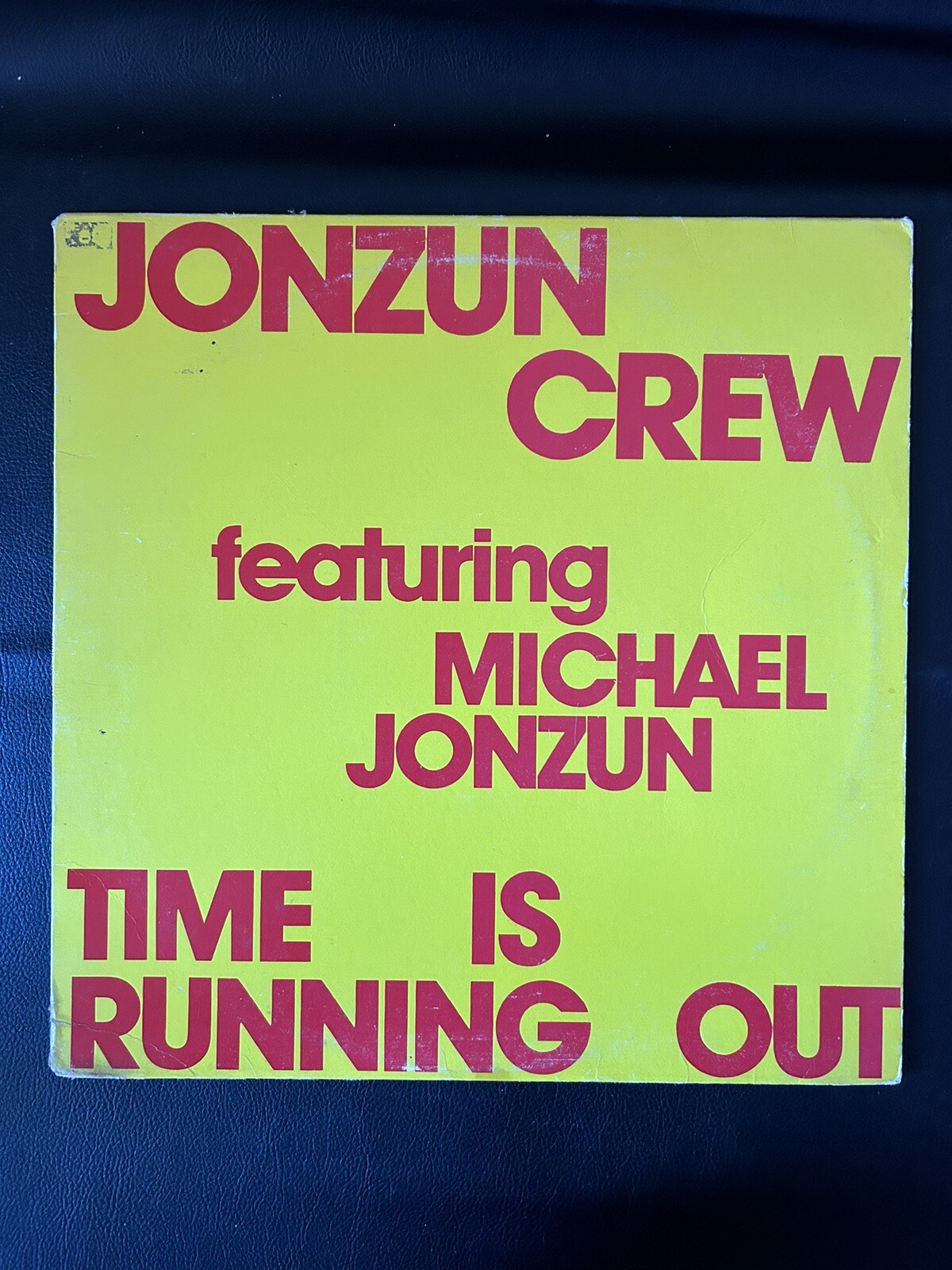 Jonzun Crew Time Is Running Out 12″ Vinyl Tommy Boy Electro 1984