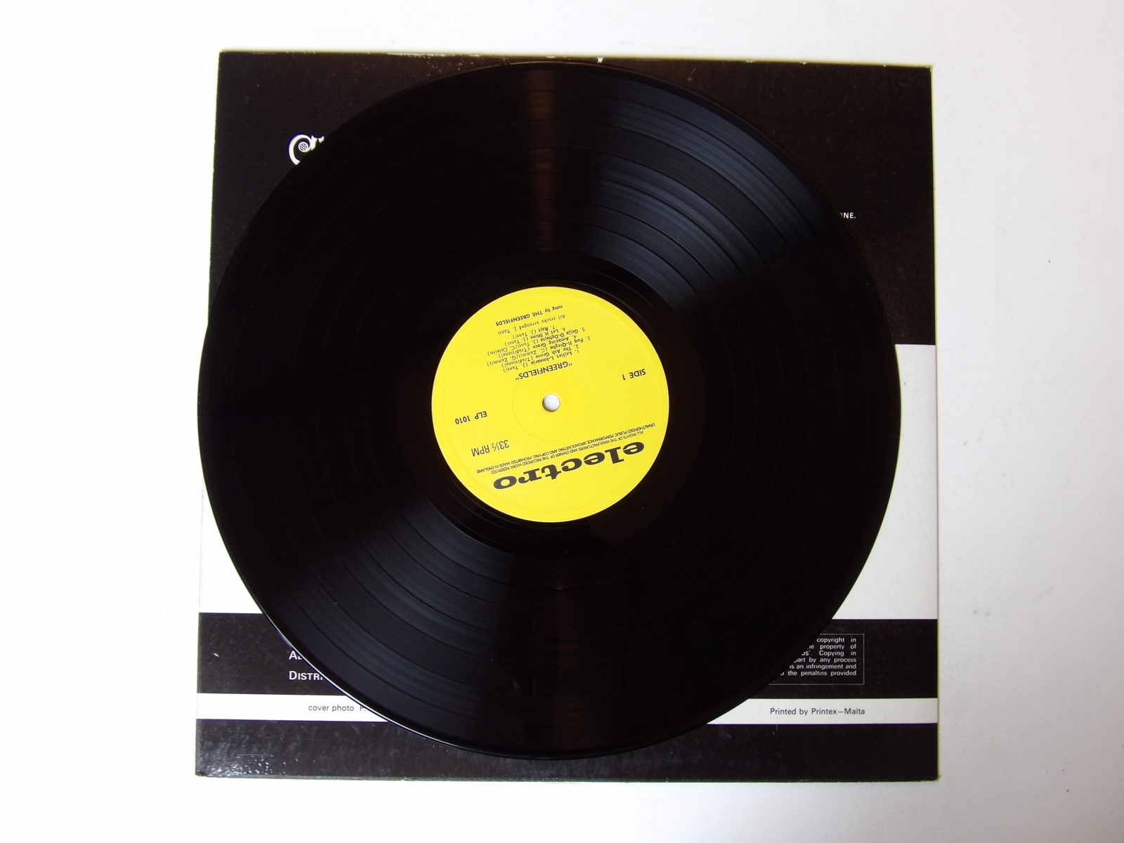 Greenfields: Malta STUNNING NEAR MINT 1970s SIGNED LP