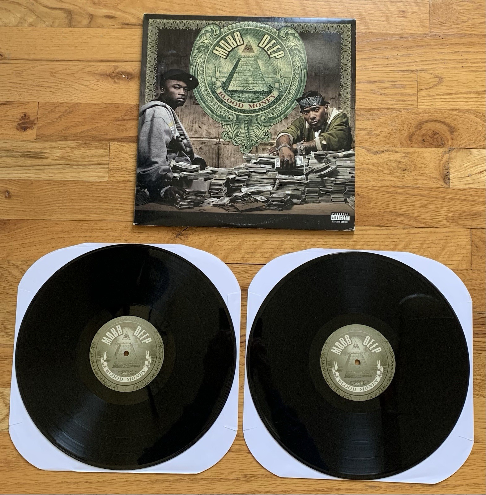 MOBB DEEP BLOOD MONEY VINYL RECORD LP 2LP INTERSCOPE RAP G-UNIT 50 CENT OG 2006