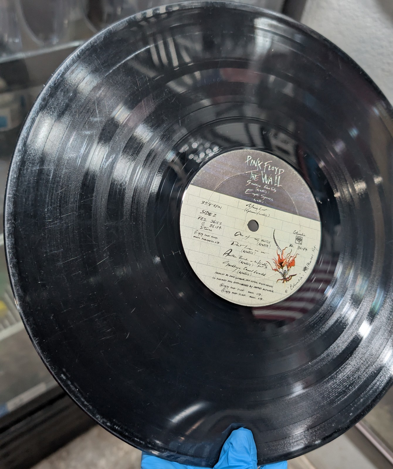 1979, Pink Floyd, The Wall, Vinyl, LP, US. One Record Only No Cardboard Case