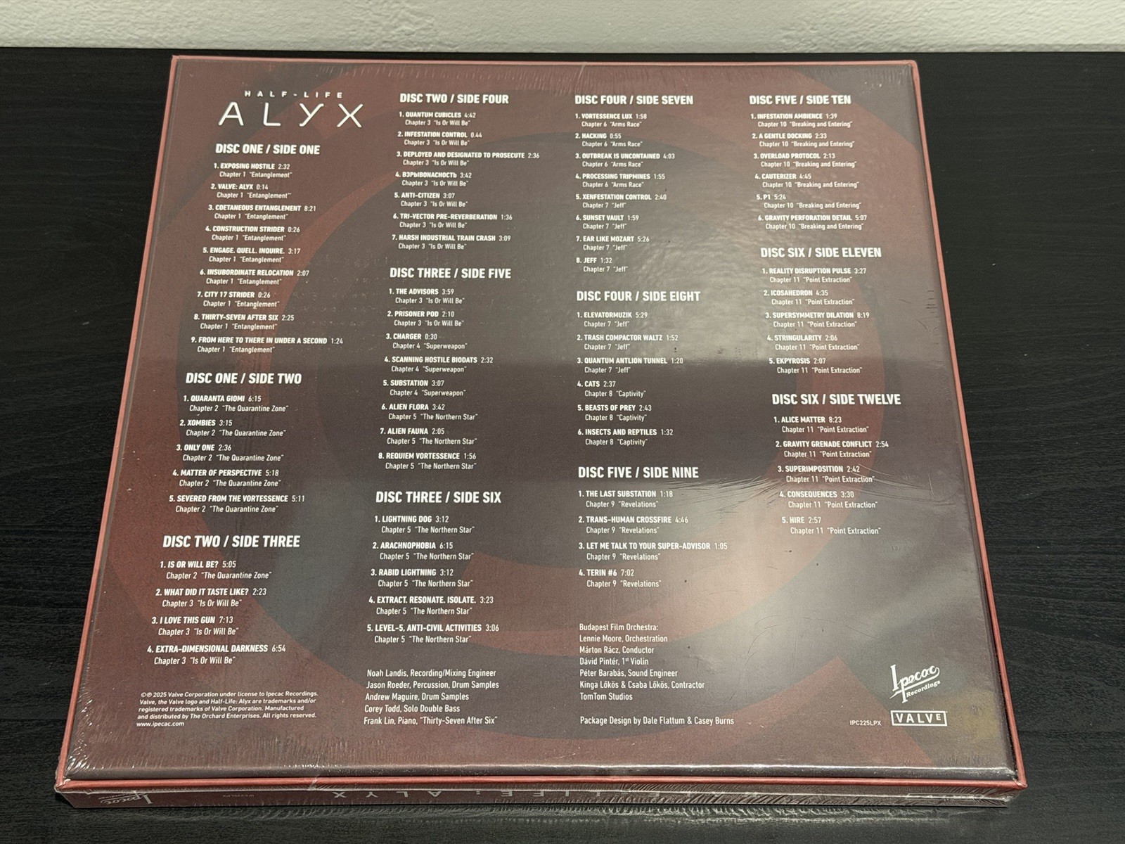 Valve – Half-Life: Alyx – 6LP Box Set – 180g Colored Vinyl (only 2000 made) NEW!