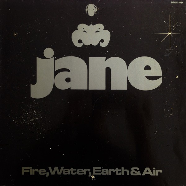 Jane – Fire, Water, Earth & Air RARE OG 1976 German Press Green EX (NM or M-) LP