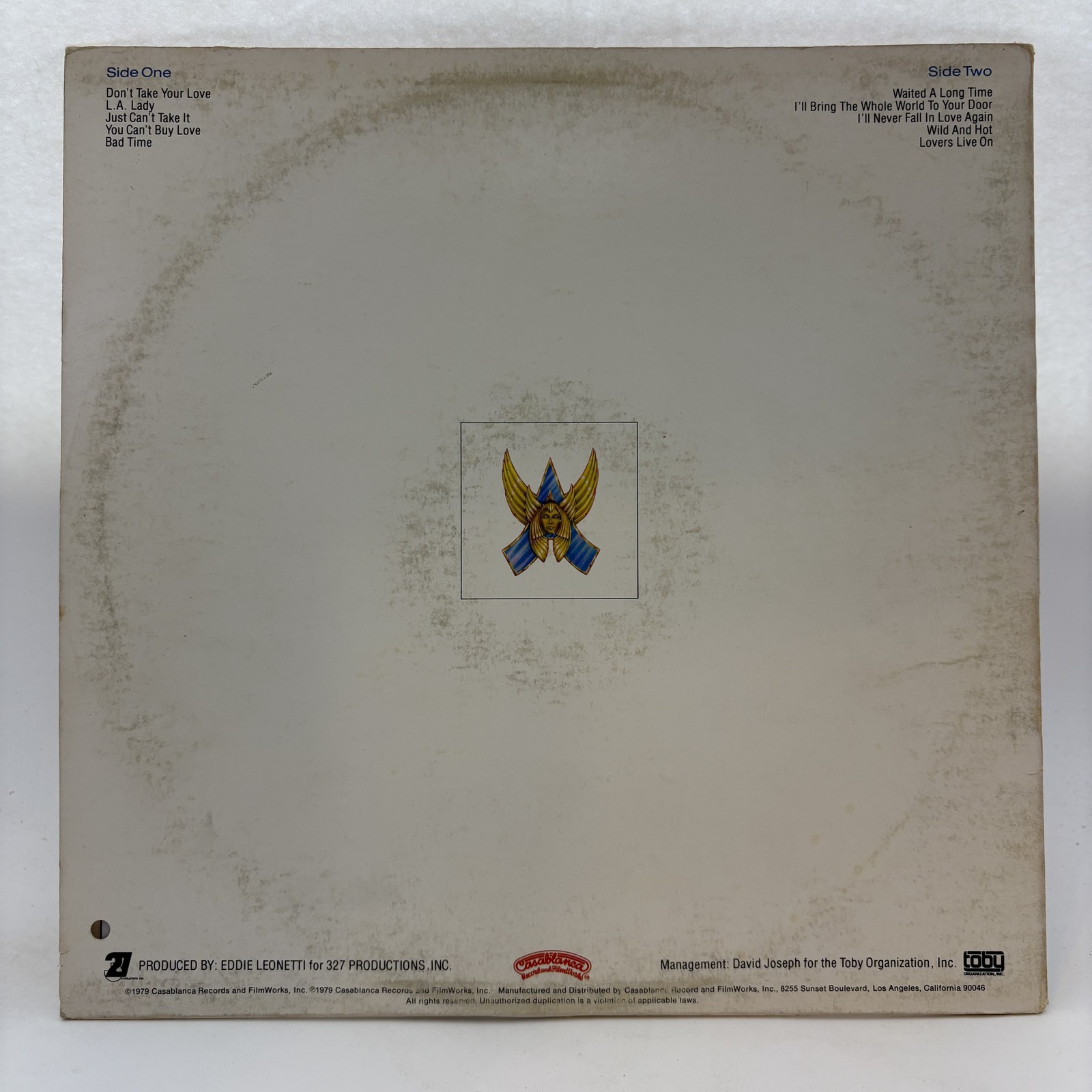 Angel – Sinful Vinyl LP Very Good Plus (VG+)/Good Plus (G+)