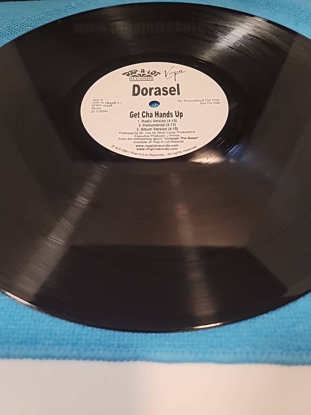 DORASEL “BOUNCE / GET CHA HANDS UP” 2001 VINYL 12″ SINGLE PROMO