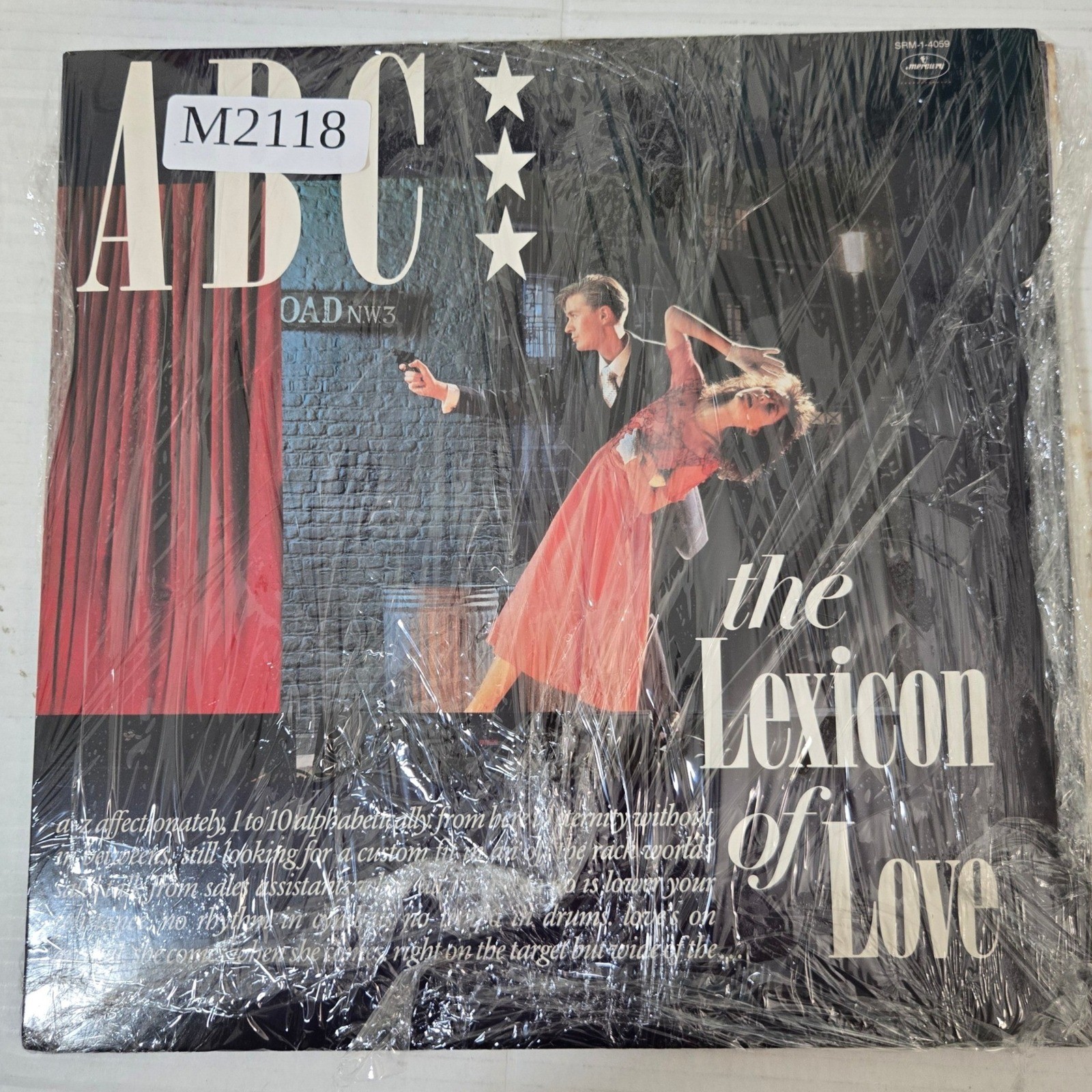ABC The Lexicon of Love Vinyl LP 1982 US Pressing Mercury SRM-1-4059 Vintage