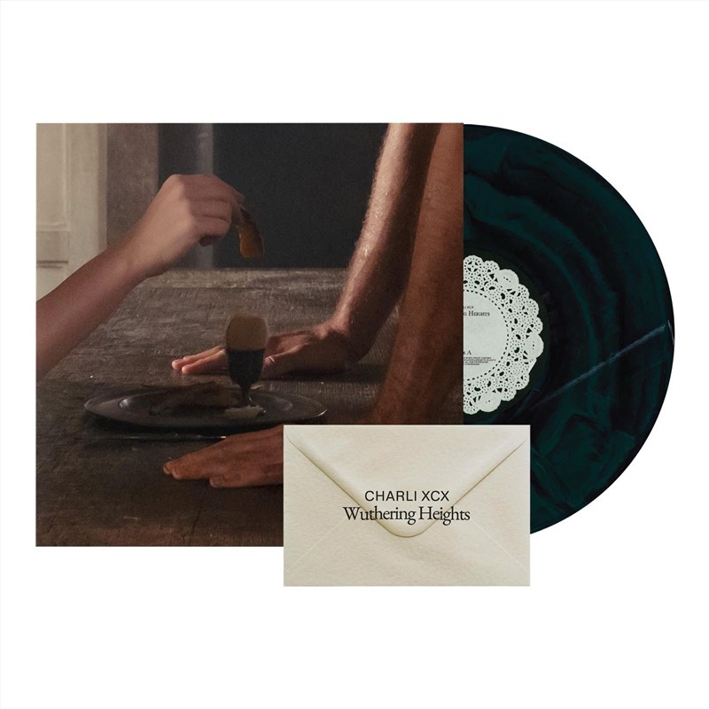 Soundtrack: Charli XCX – Wuthering Heights – Green And Black Vinyl RECORD