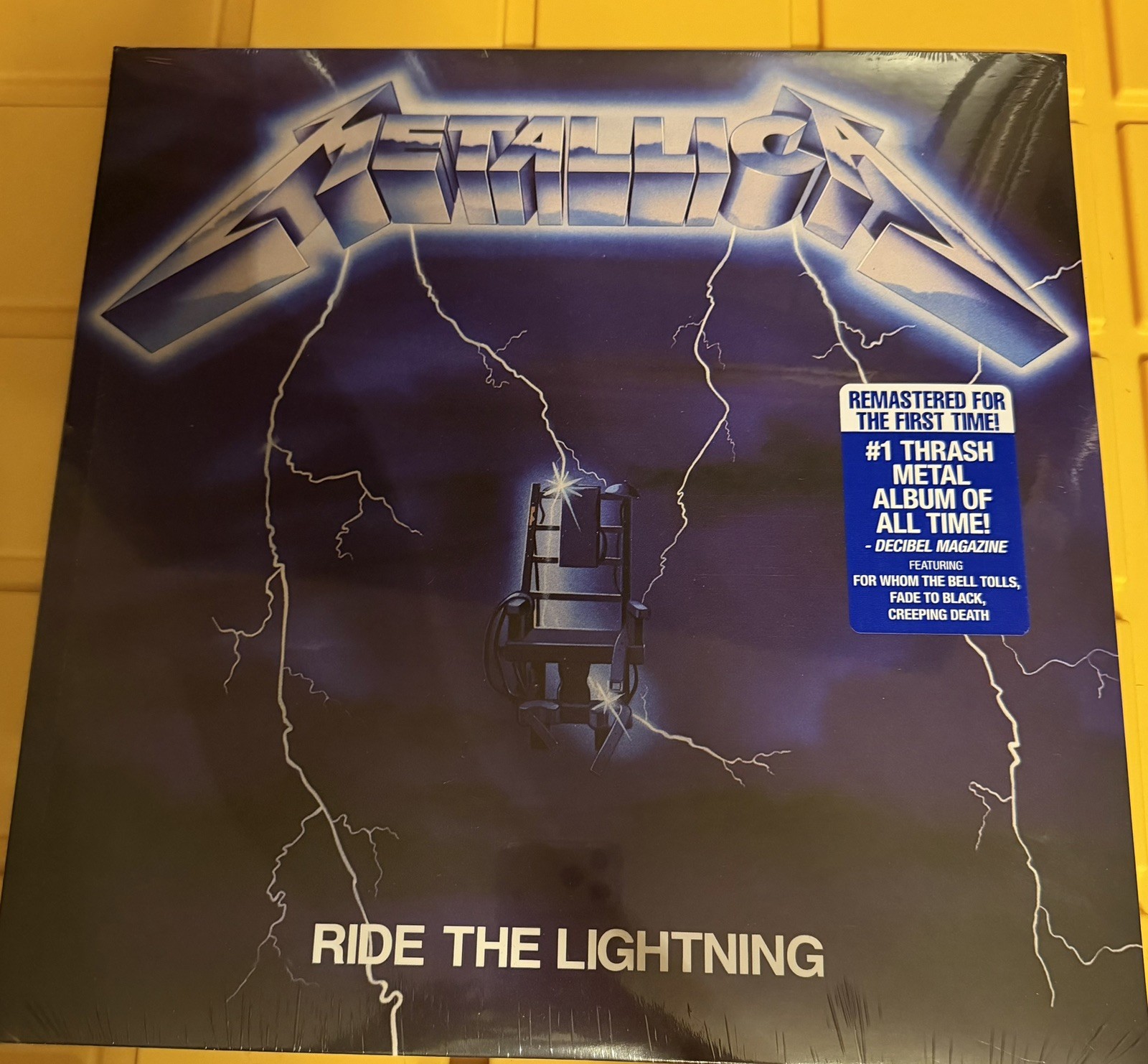 Metallica Ride the Lightning LP 2016 Blackened – BLCKND004R-1 180G [BRAND NEW]