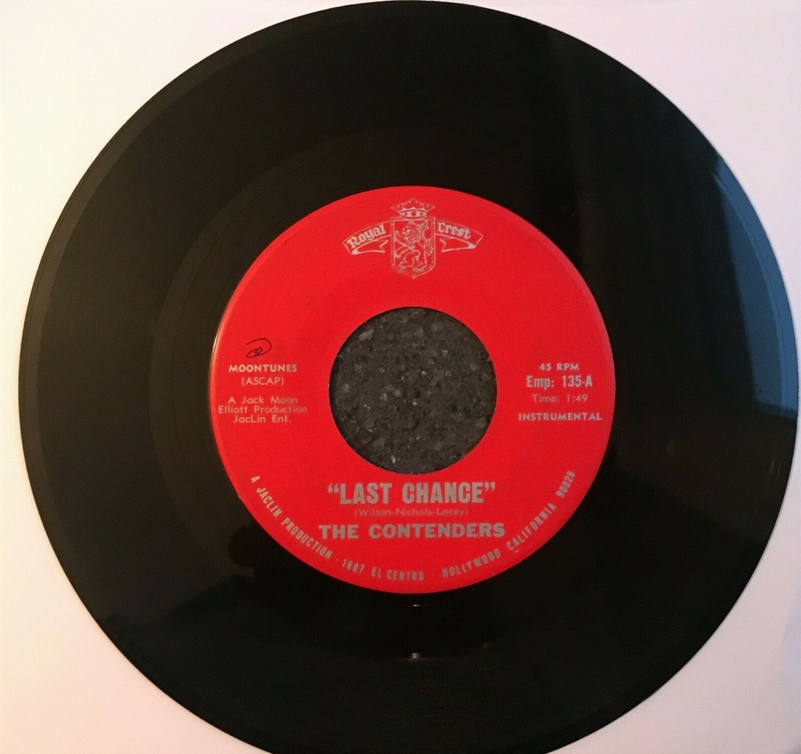 THE CONTENDERS ~ Last Chance ~ northern soul dancer ~ ROYAL CREST