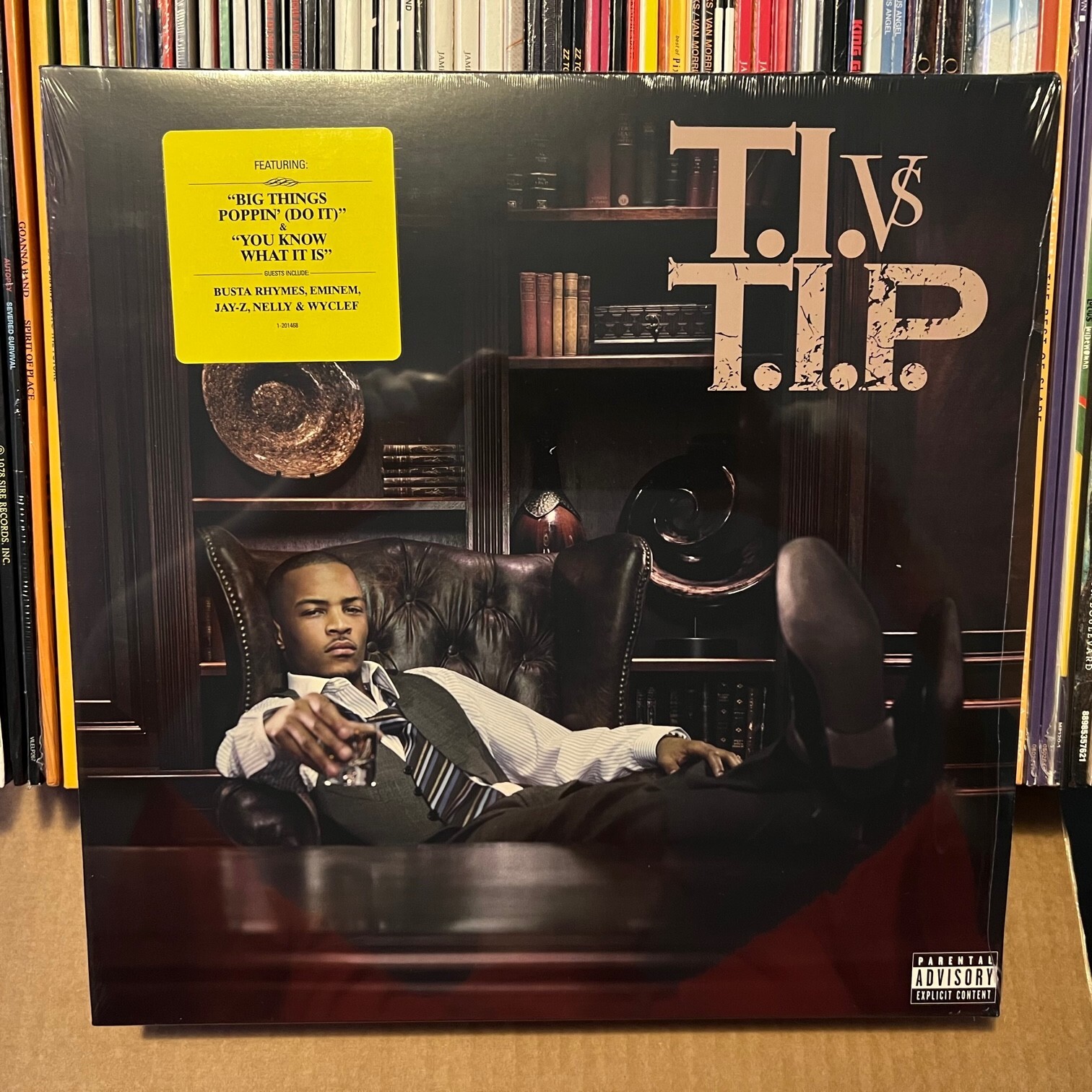 T.I. vs T.I.P. **NEW / SEALED** Orig. Eminem Jay-Z Busta Rhymes Nelly Vinyl LP