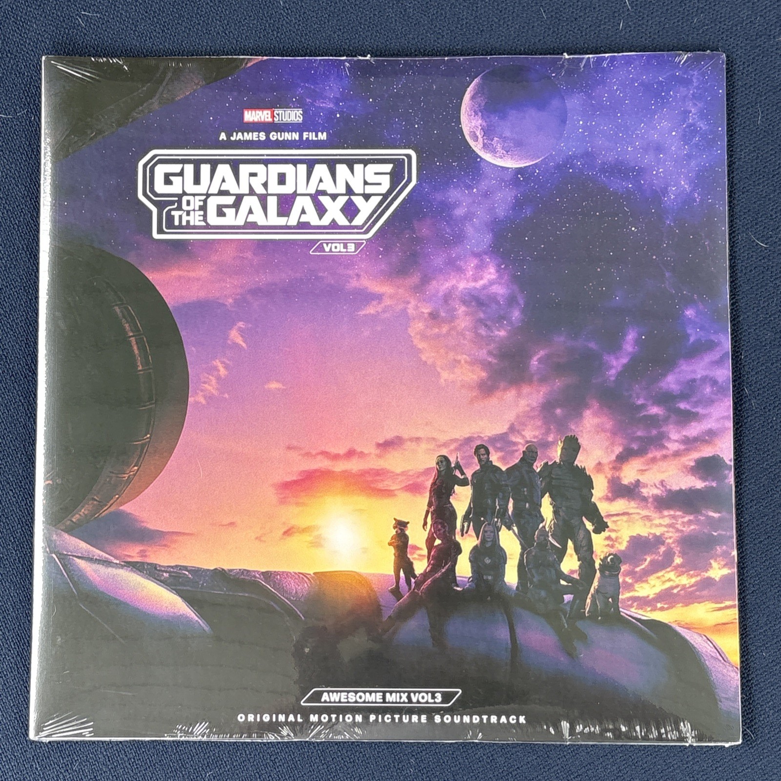 Guardians Of The Galaxy Vol. 3 Soundtrack VINYL 2LP Purple Galaxy Glitter NEW