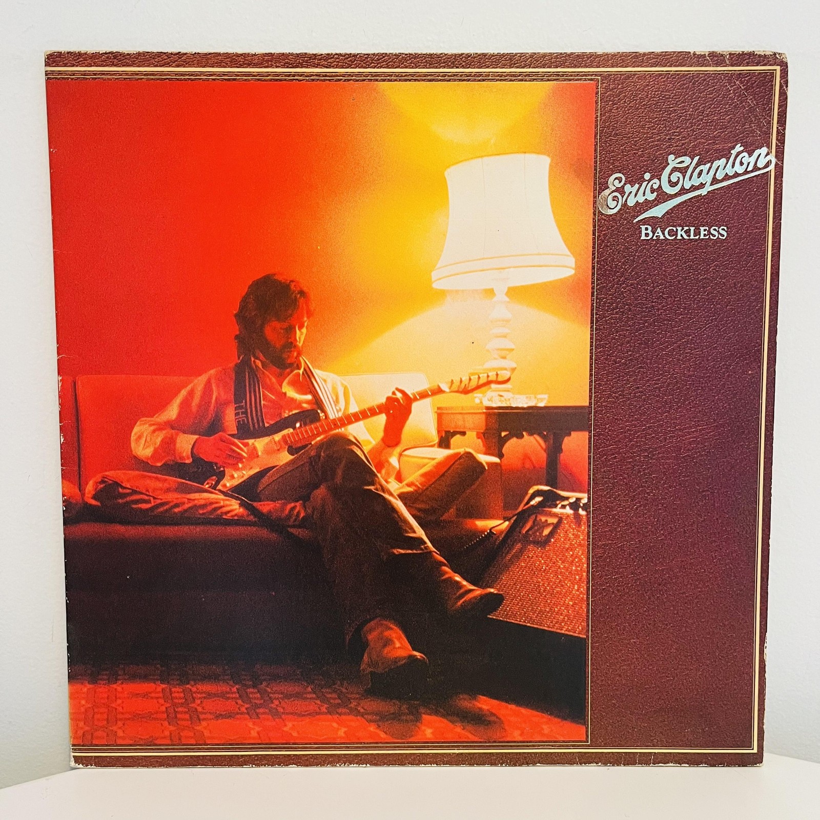 Eric Clapton Backless 12″ Black Vinyl LP 1978 USA Blues Classic Rock Vintage