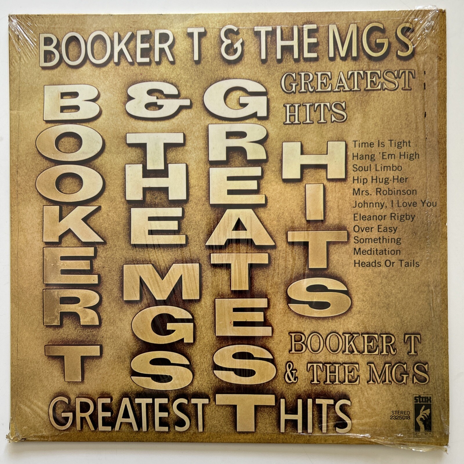 Booker T & The MGs Greatest Hits Vinyl STAX Records STX1017 1974 EX/EX