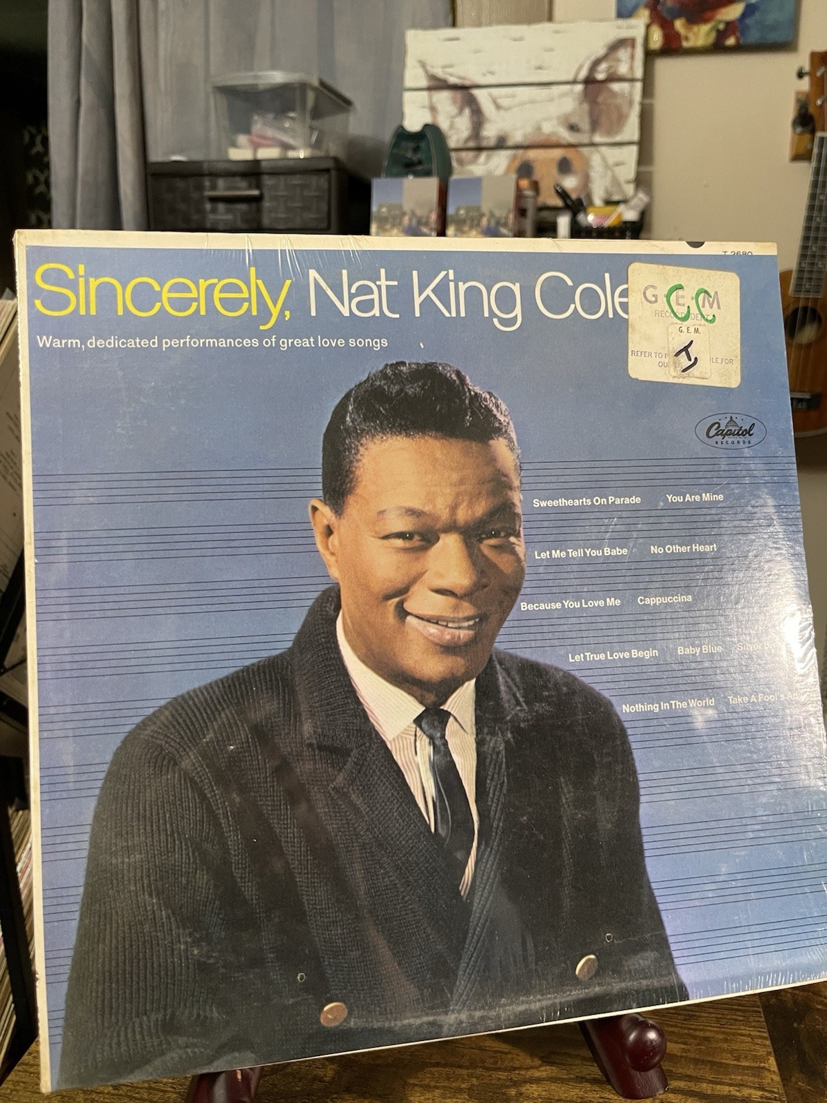 Nat King Cole Sincerely 12″ Vinyl LP Capital Records T-2680 – SEALED
