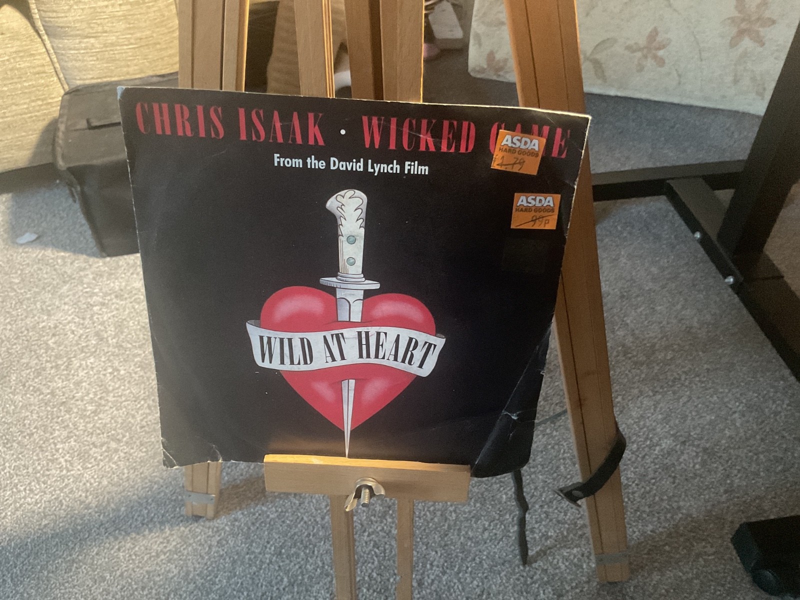 CHRIS ISAAK WICKED GAME 7″ VINYL 7 INCH RECORD WILD AT HEART LON