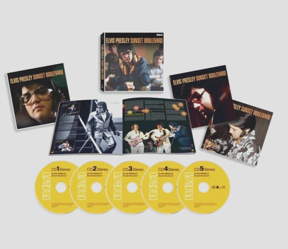 elvis presley sunset boulevard 5 cd box set new sealed