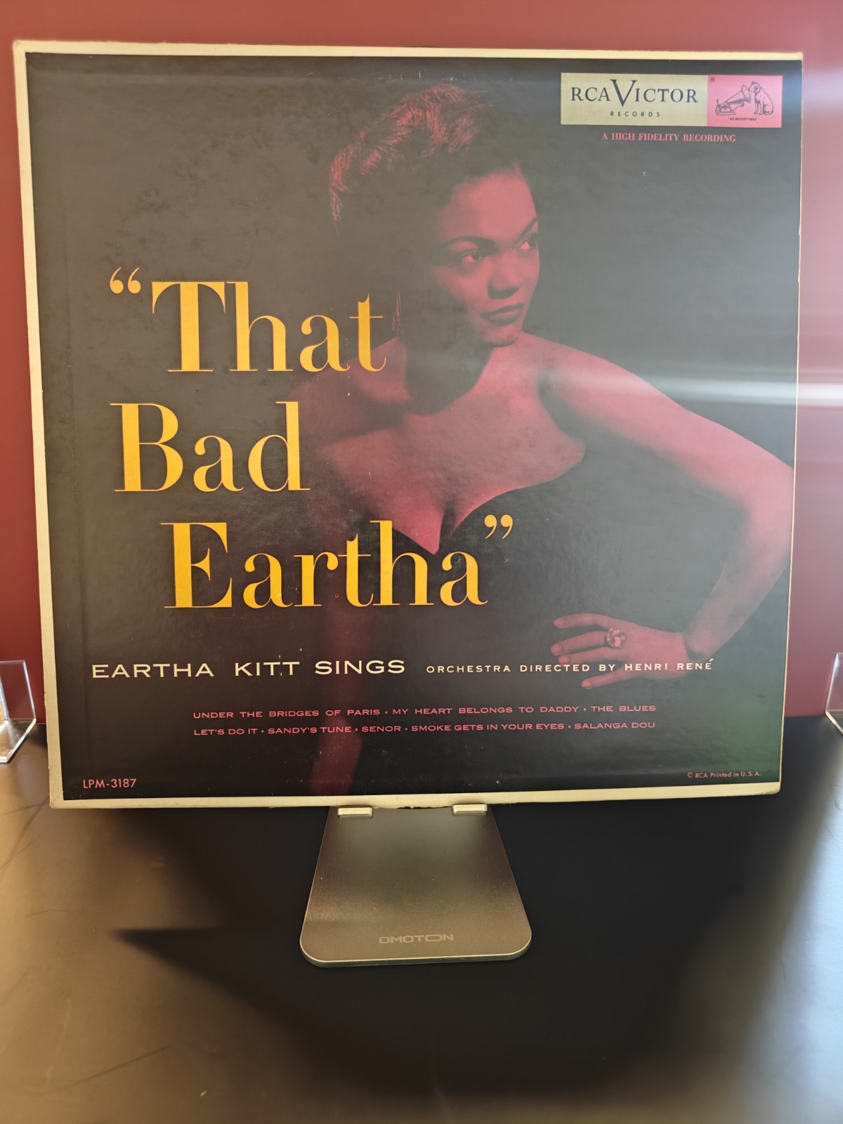 RCA Victor Eartha Kitt That Bad Eartha 1954 33 RPM Black Vinyl LP LPM-3187