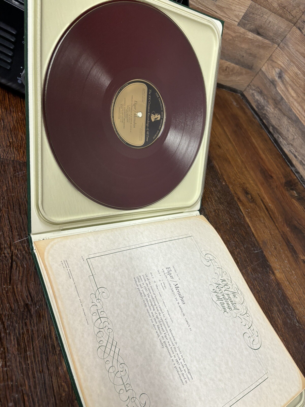The 100 Greatest Recordings Of All Time Classic violin concert vinyl in MINT con