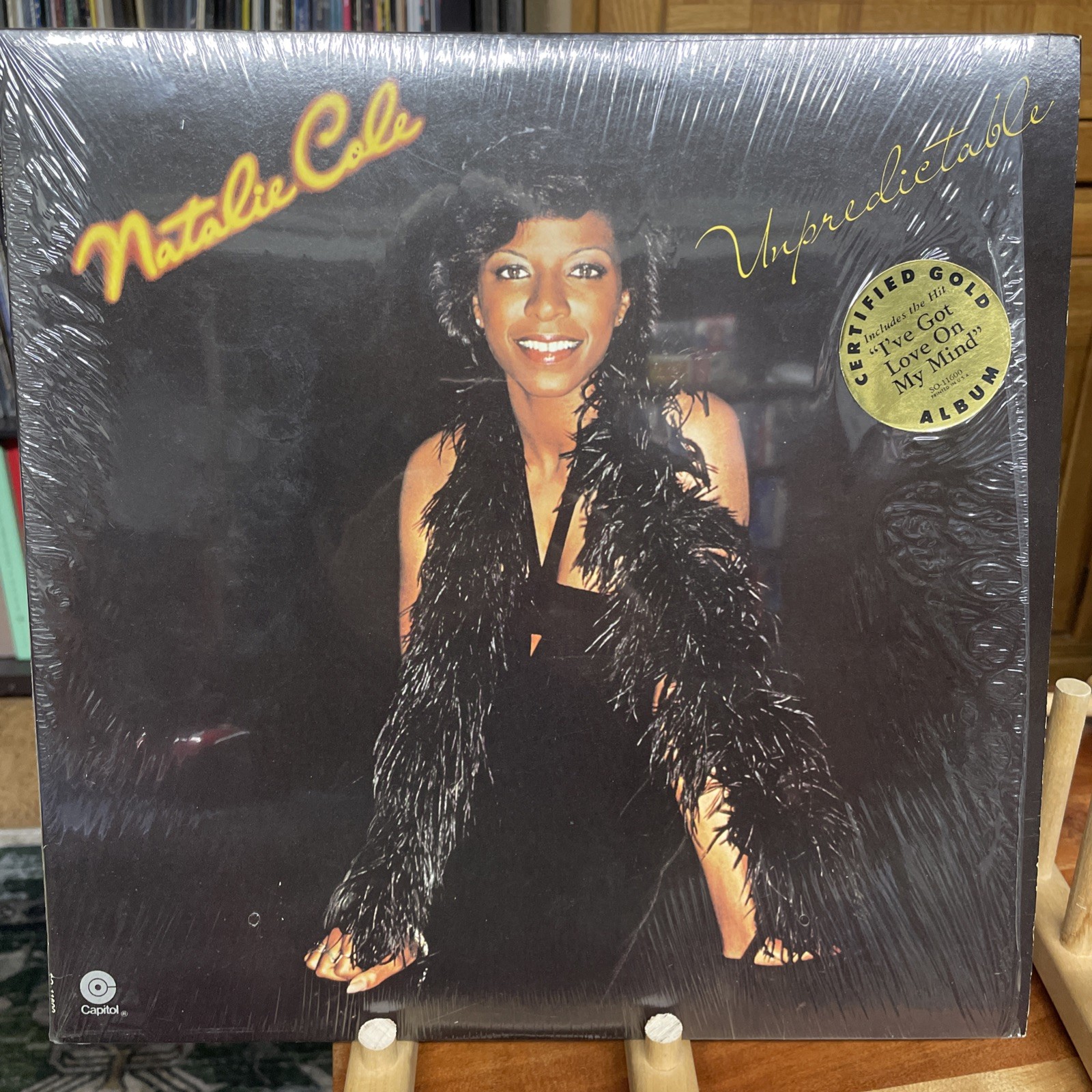 NATALIE COLE UNPREDICTABLE Ultrasonic clean LP VINYL RECORD in Shrink w Hype EX