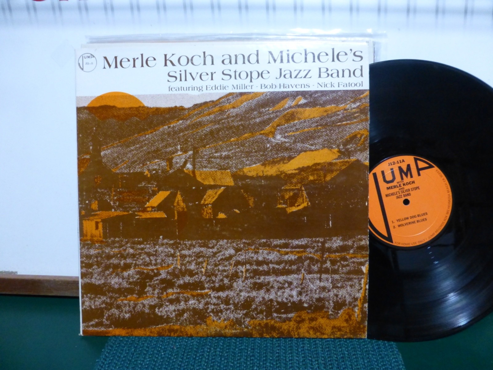 MERLE KOCH AND MICHELE’S SILVER STOPE JAZZ BAND JUMP VINYL NM LP