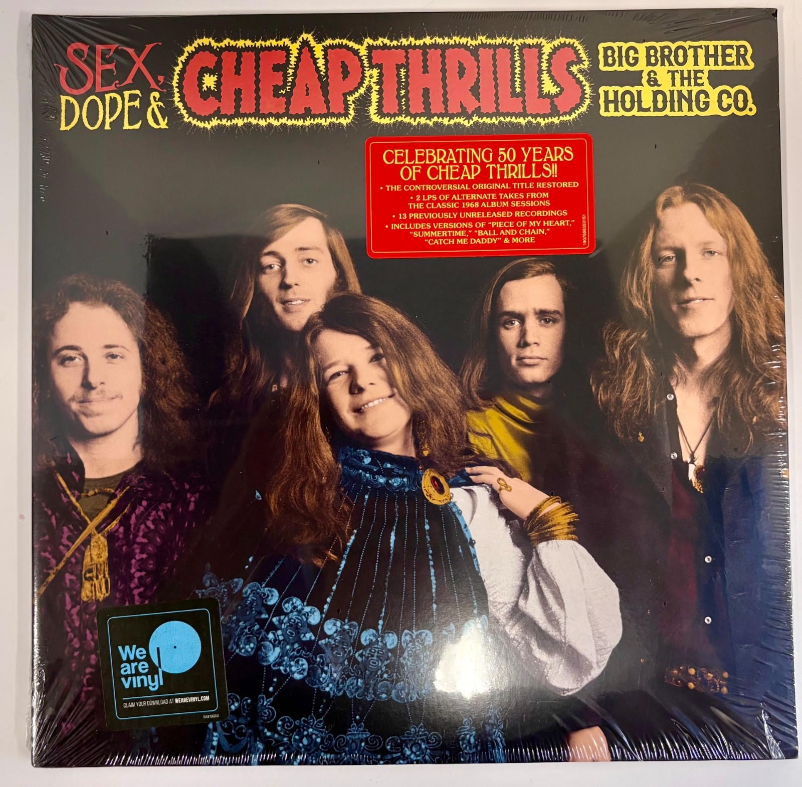 SEALED Sex, Dope & Cheap Thrills LP – Big Brother & the Holding Company w/ Janis