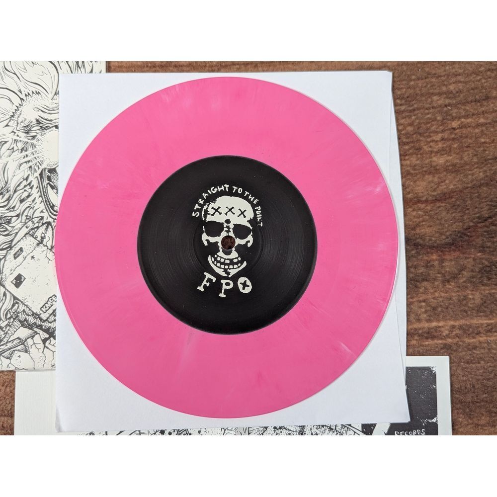 My Revenge Pink Vinyl Record Hardcore Punk Straight Edge Limited Edition 7 inch
