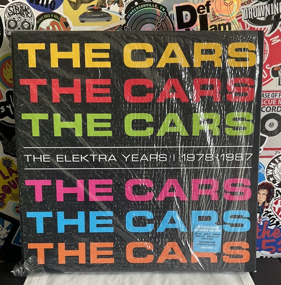THE CARS The Elektra Years 1978-1987 BOX SET VG+ 6LP COLORED VINYL W/HYPE