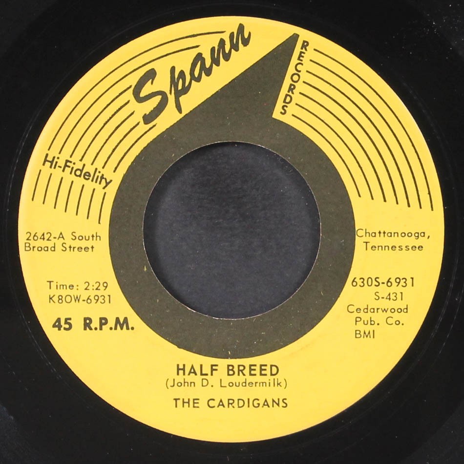 CARDIGANS: make up your mind / half breed SPANN 7″ Single 45 RPM