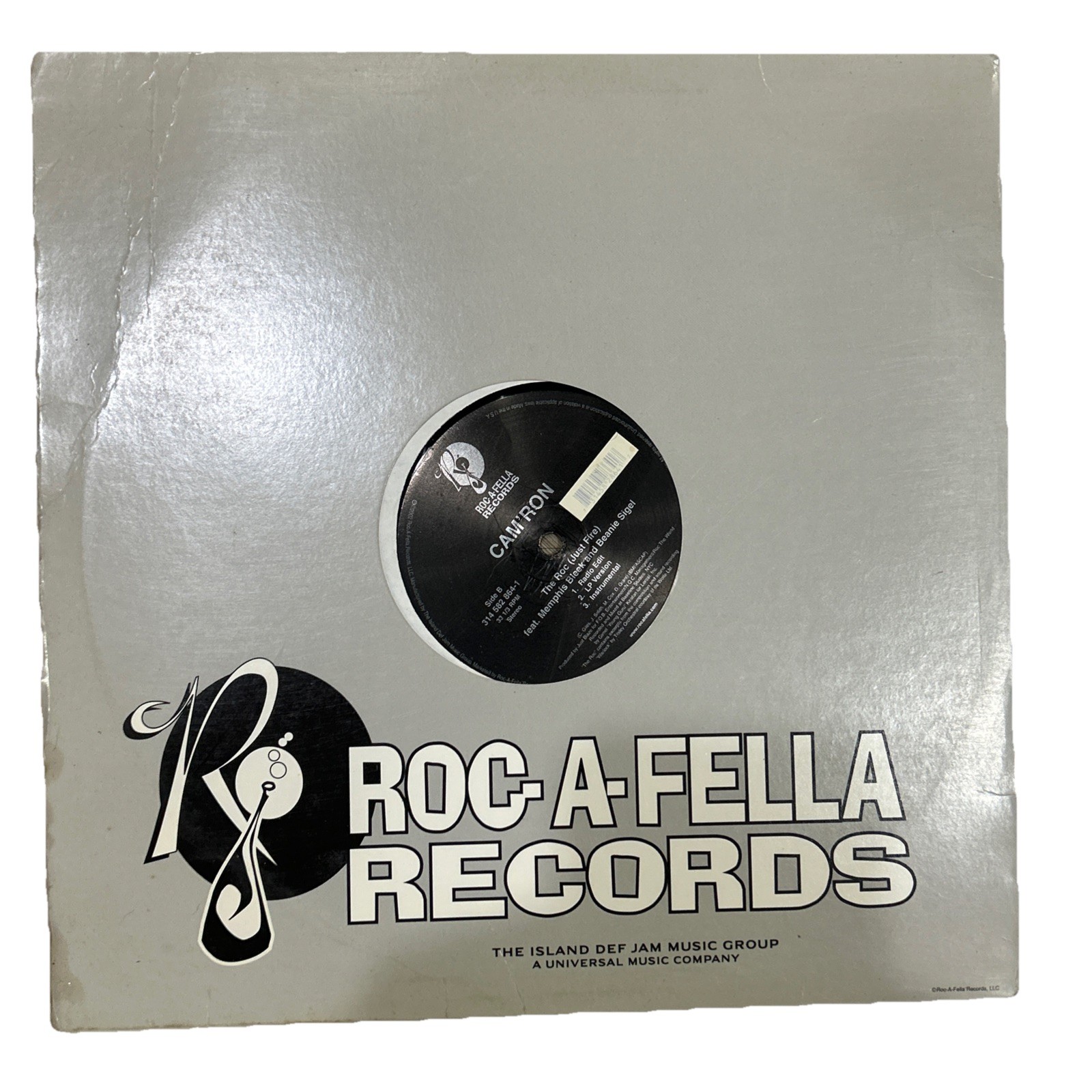 CAM’RON – OH BOY / THE ROC – VINYL EP BLACK – VG+ – A31