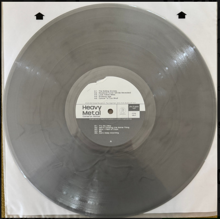 HEAVY METAL LP Cameron Winter Metallic Silver COLORED VINYL Record ~ SEALED!