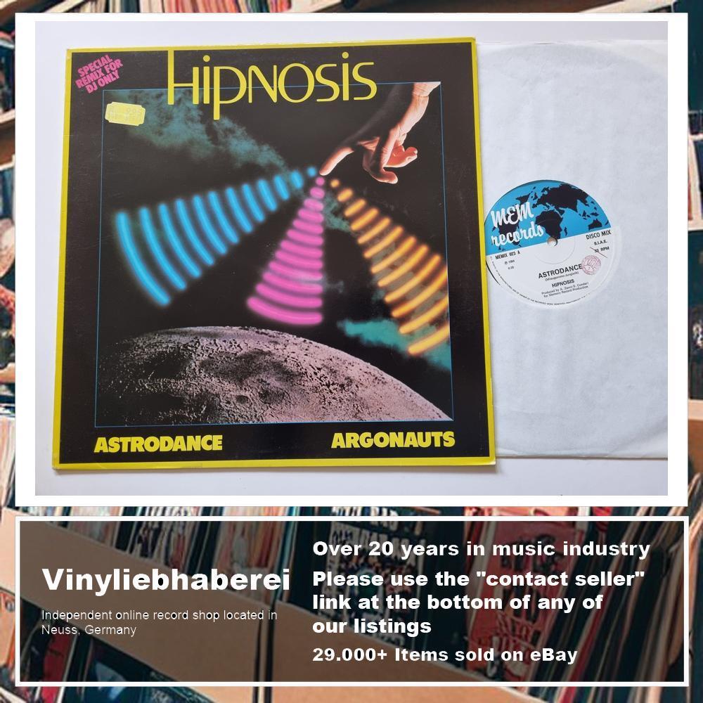 Hipnosis – Astrodance / Argonauts 12” Vinyl Maxi Italy ITALO DISCO