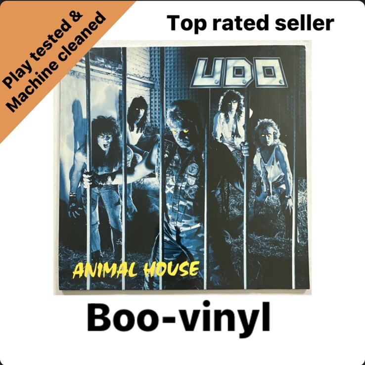U.D.O. Animal House, Lp Vinyl Record Heavy Metal German A1/B1 Ex / Nm Condition