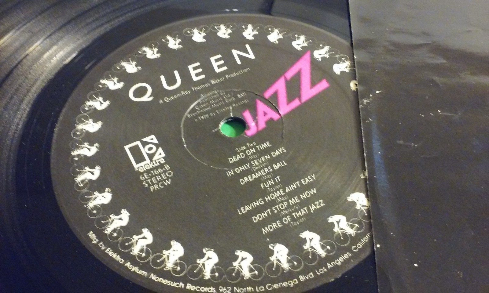 Queen Jazz LP Vinyl Record 1978 Elektra 6E-166-A Album Inner Sleeve/no posterVG+