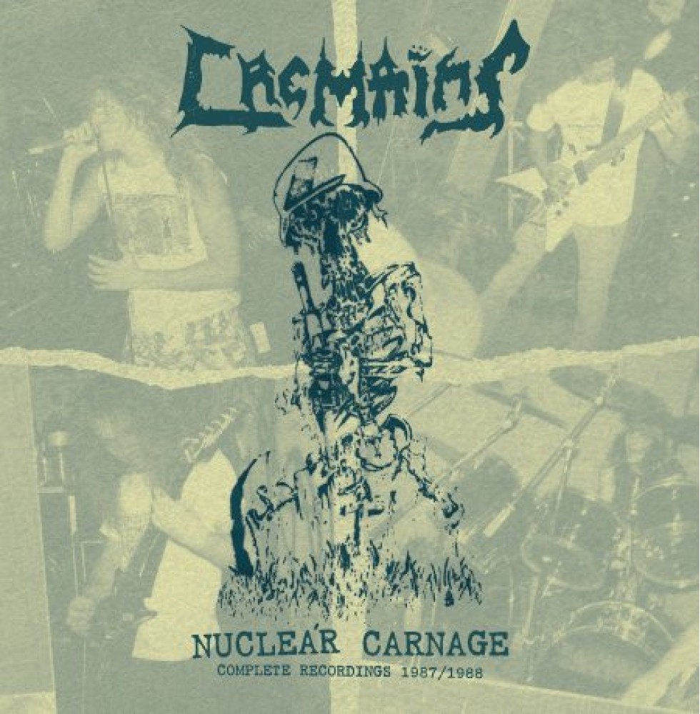 Cremains Nuclear carnage complete recordings 1987 F.O.A.D. LP + CD Green Vinyl