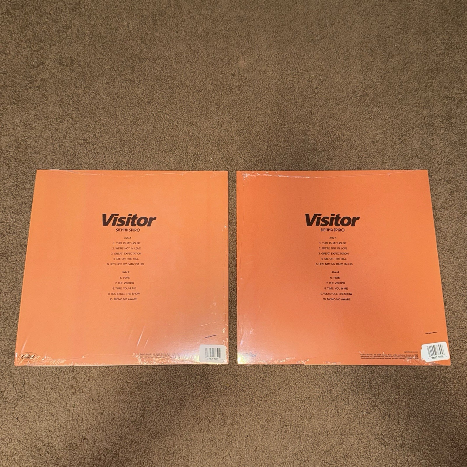 Sienna Spiro The Visitor SIGNED Vinyl + CD Bundle