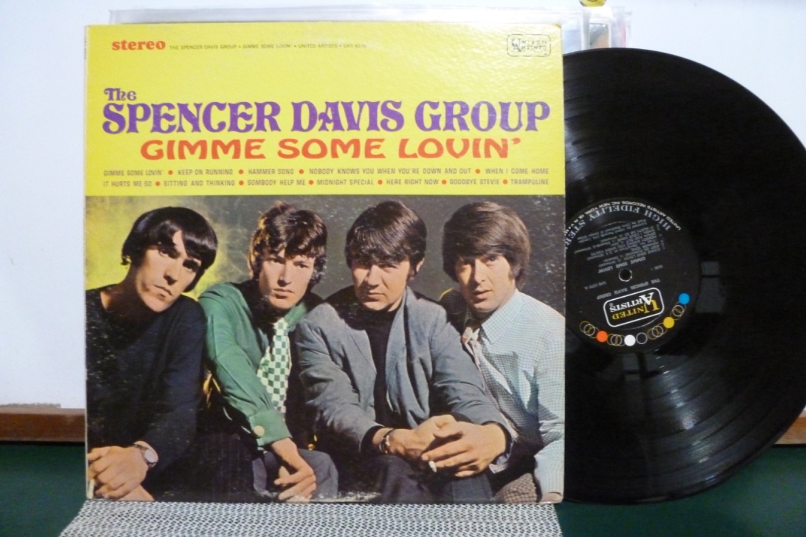 SPENCER DAVIS GROUP GIMME SOME LOVIN. EXC STEREO. LP