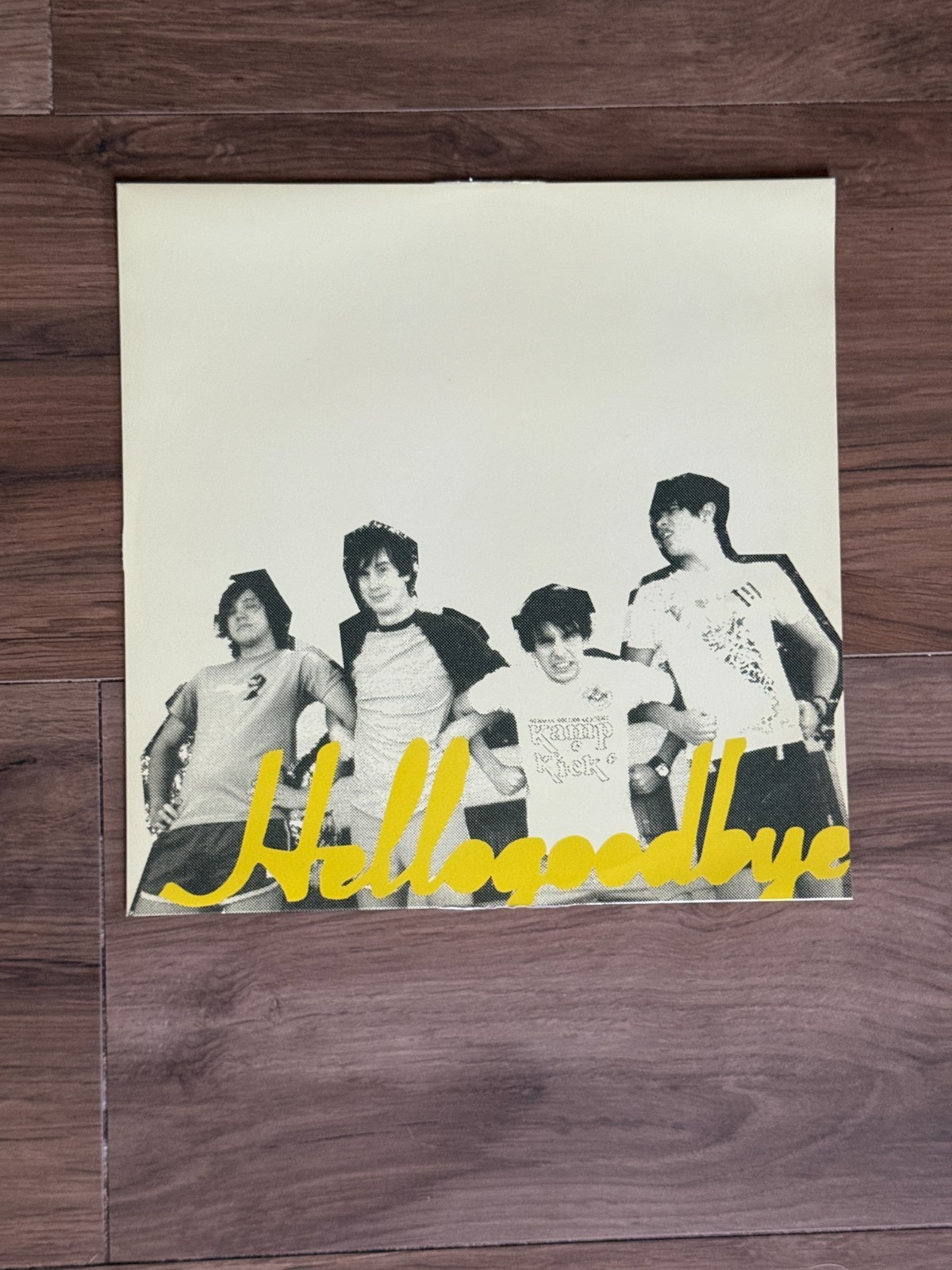 Hellogoodbye Self-Titled Yellow Vinyl EP Drive-Thru Records 2001 Rare Emo NM